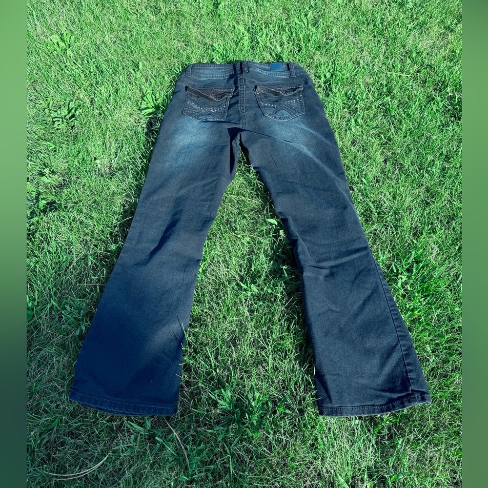 Wallflower Dark Blue Straight Leg Jeans